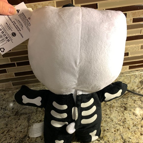 NEW 2022 Sanrio Hello Kitty Halloween Side Stepper Large Plush Skeleton Harpsi - Picture 3 of 9